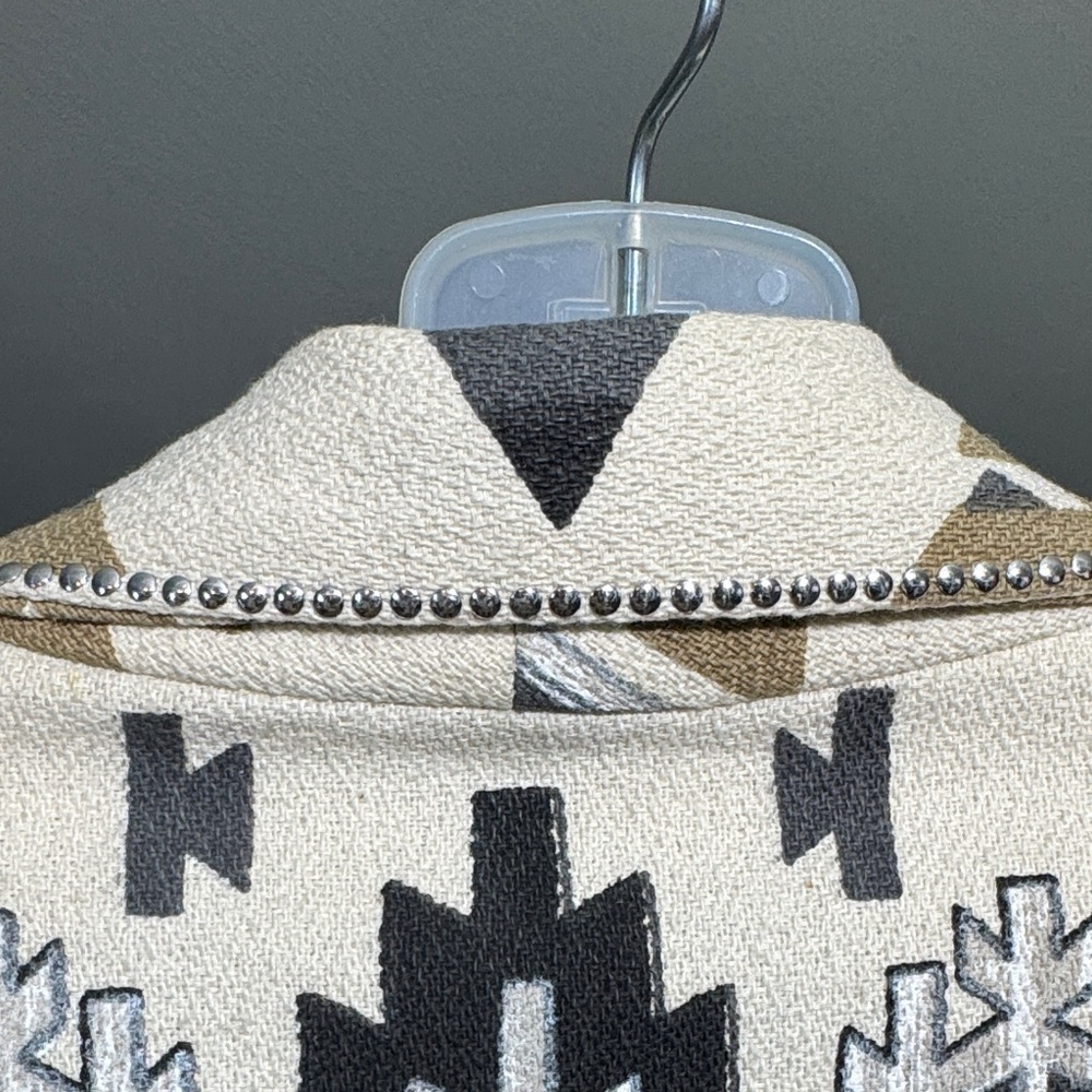 Geometric Pattern Native Aztec Blazer - Picture 10 of 13